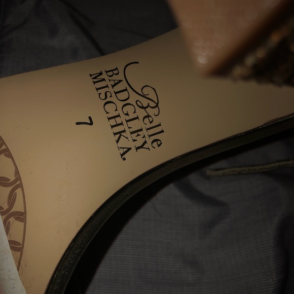 COPY - Gold glitter block heels - Picture 3 of 5